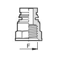 RACCORDO FILETTATO BYPASS PER VALVOLE ARAG FLANGIATE 463/863