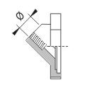 TAPPO FLANGIA PORTAMANOMETRO PER VALVOLE ARAG FLANGIATE 463/863