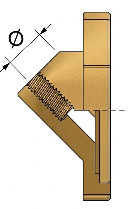 TAPPO FLANGIA PORTAMANOMETRO PER VALVOLE ARAG FLANGIATE 463/863
